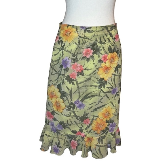 SALE ⭐️ Bianca Nygard flower skirt- size 8 - Picture 2 of 7